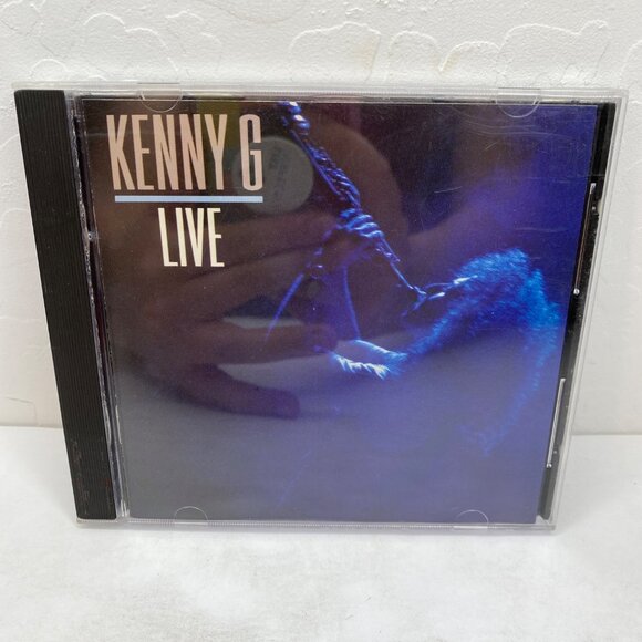Vintage Kenny G Live CD Smooth Jazz Tracks Silhouette Songbird Saxophone Magic - Picture 1 of 4